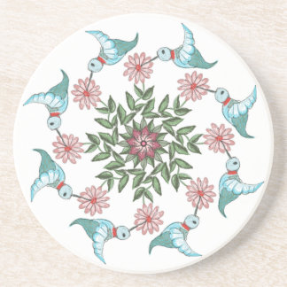 Hummingbird sandstone coaster