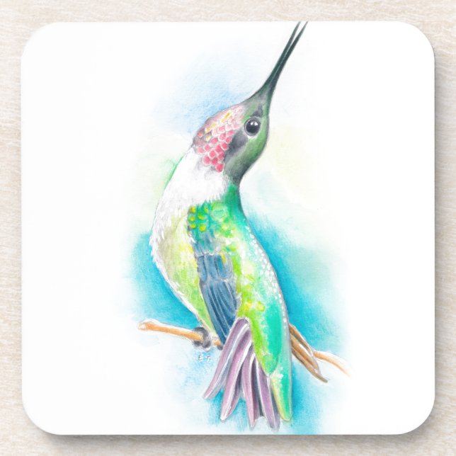 Hummingbird Singing Coaster (Front)