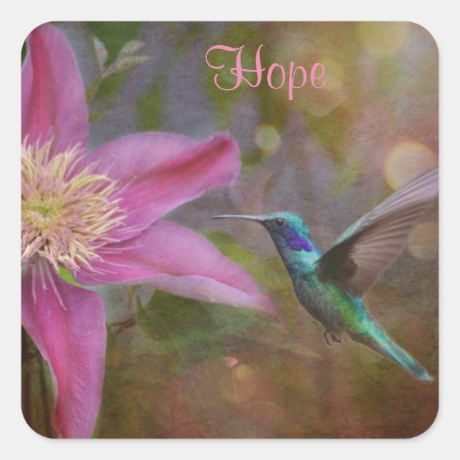 Hummingbird Sticker (Front)