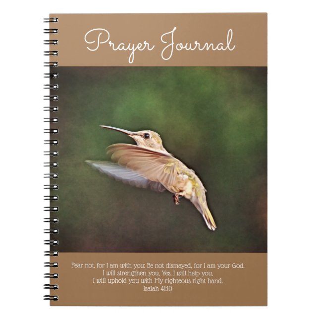 Hummingbird Still Motion Prier Journal (Devant)