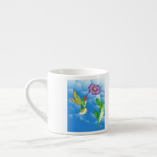 Hummingbird: Stylized Espresso Cup