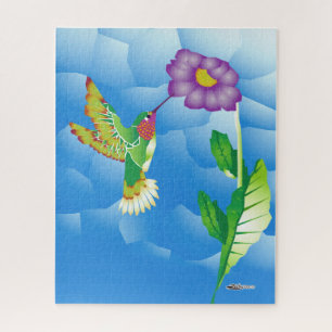 Hummingbird: Stylized Jigsaw Puzzle