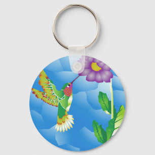 Hummingbird:  Stylized Keychain