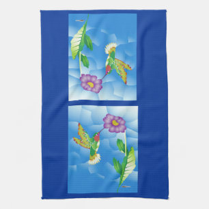 Hummingbird: Stylized Kitchen Towel