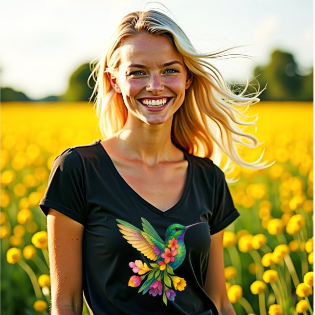 Hummingbird T-Shirt (Rooted in Style, Blossoming with Purpose!)