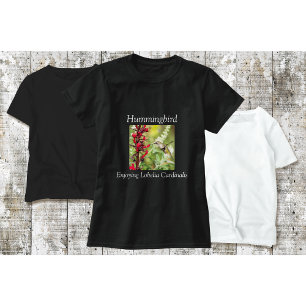 Hummingbird T-Shirt Cardinal Flower