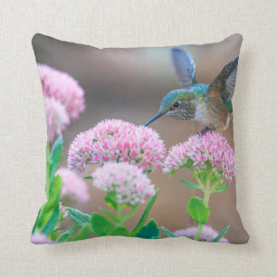 Hummingbird Throw Pillow