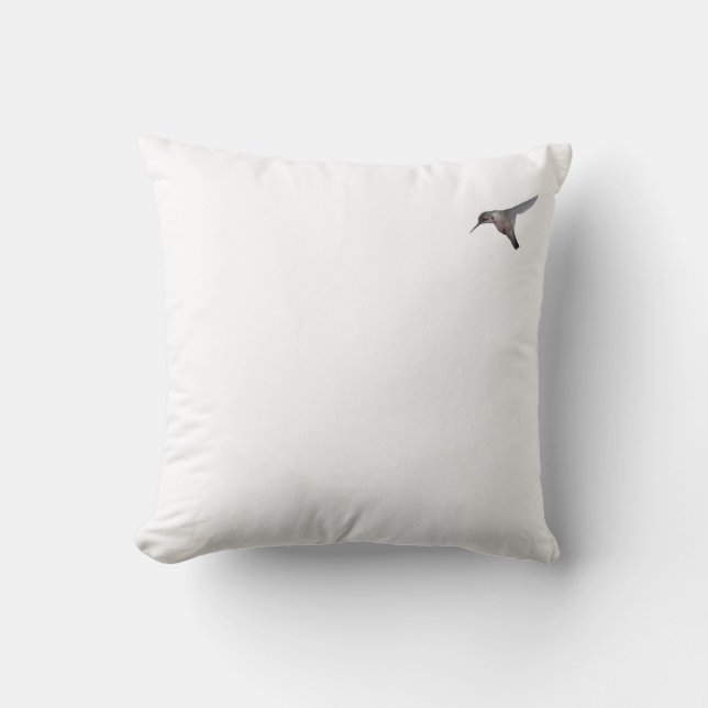 Hummingbird Throw Pillow (Front)