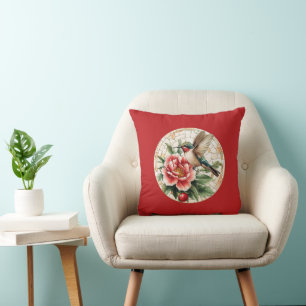Hummingbird Throw Pillow