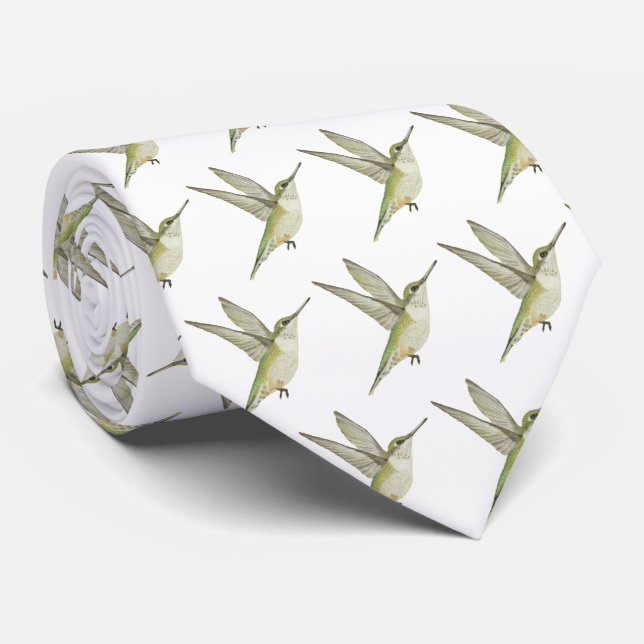 Hummingbird Tie (Rolled)
