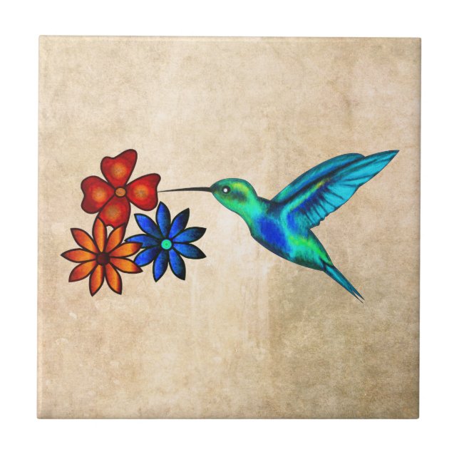 Hummingbird Tile (Front)