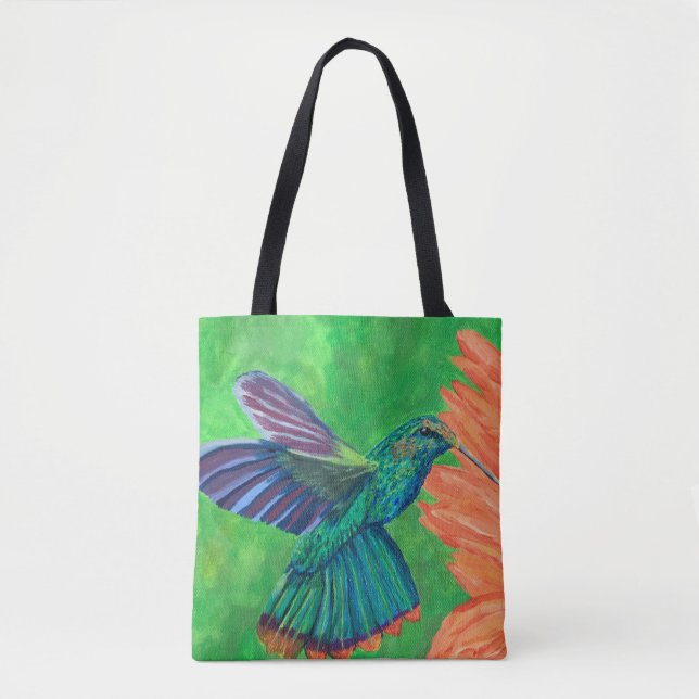 Hummingbird Tote Bag (Front)