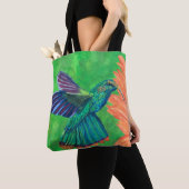 Hummingbird Tote Bag (Close Up)