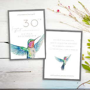 Hummingbird TOUTE Surprise Invitation Anniversaire