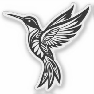 Hummingbird vinyl sticker