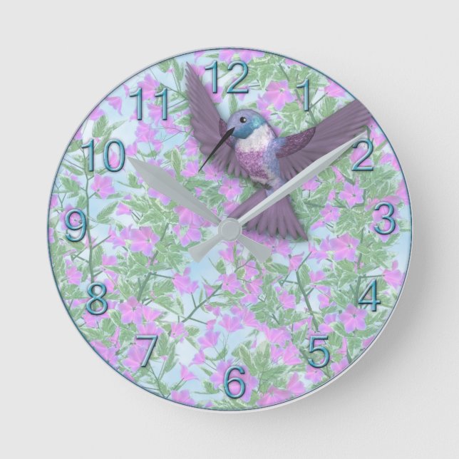 Hummingbird Wall Clock (Front)