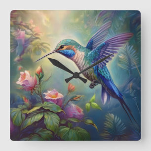 Hummingbird Wall Clock