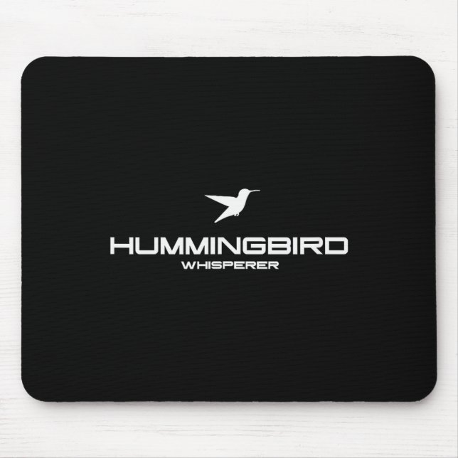 Hummingbird Whisperer Shirt Hummingbird Gift Men W Mouse Pad (Front)