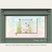 Hummingbird & Wildflower Baby Shower
