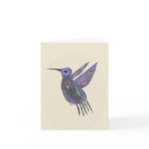 Hummingbird with Heart
