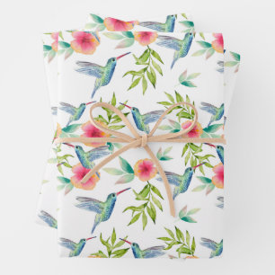 Hummingbird Wrapping Paper Sheet