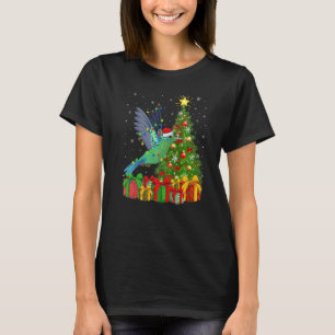Hummingbird Xmas Holiday Santa Hummingbird Christ T-Shirt