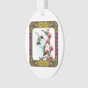 Hummingbirds and Flowers #5