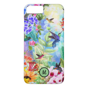 Hummingbirds and Flowers Case-Mate iPhone Case
