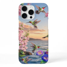 Hummingbirds and Flowers Landscape