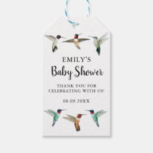 Hummingbirds Baby Shower Gift Tags