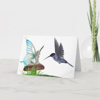 Hummingbirds Card