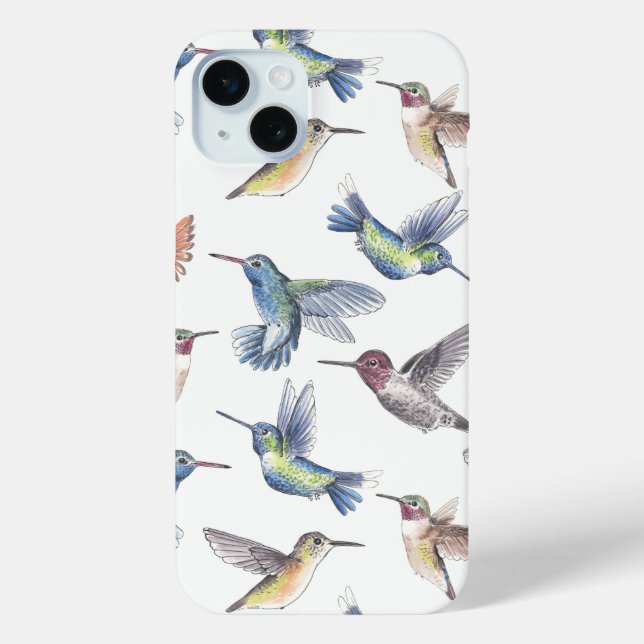 Hummingbirds Case-Mate iPhone Case (Back)