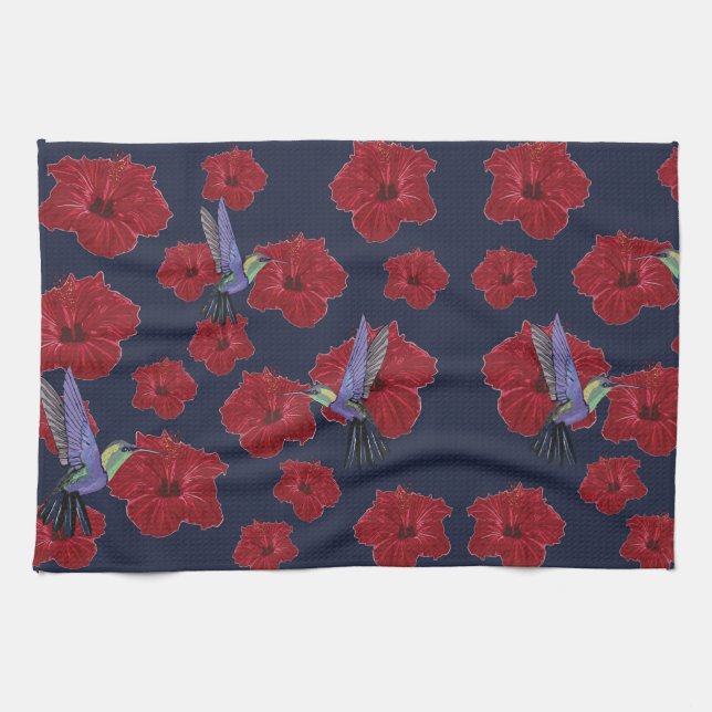 Hummingbirds Dream Kitchen Towel (Horizontal)