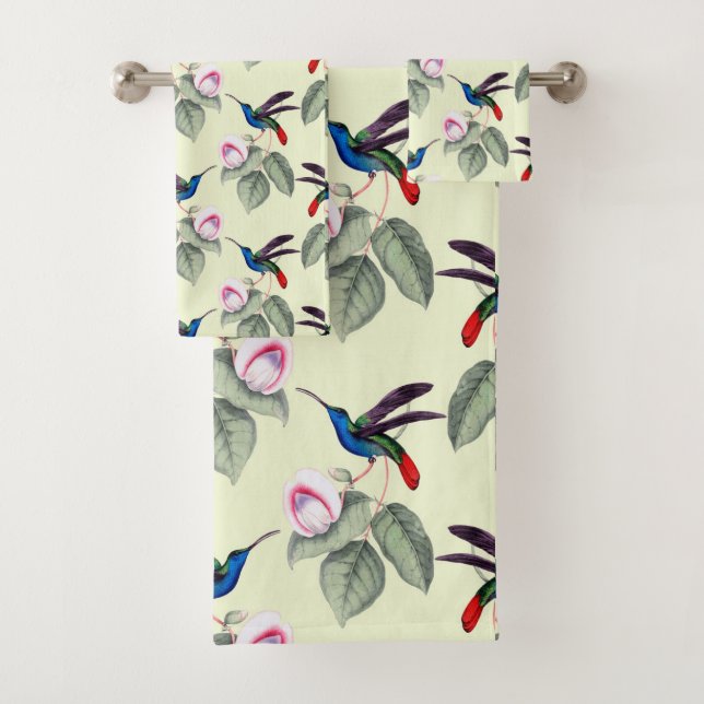 Hummingbirds et fleurs (En situation)