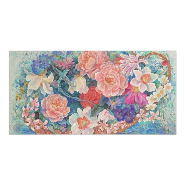 Hummingbird's Floating Garden Poster (Front)