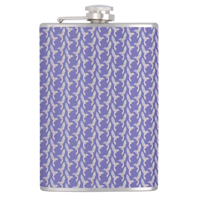 Hummingbirds I Hip Flask (Front)