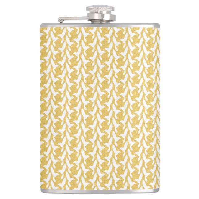 Hummingbirds III Hip Flask (Front)