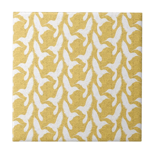 Hummingbirds III Tile (Front)