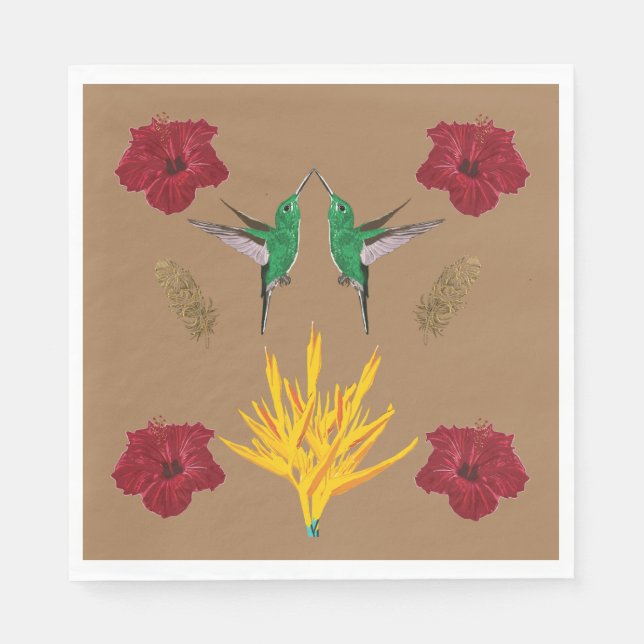 Hummingbirds inspiraton napkin (Front)