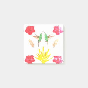 Hummingbirds inspiraton post-it notes