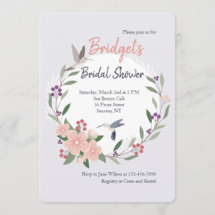 Hummingbirds Invitation