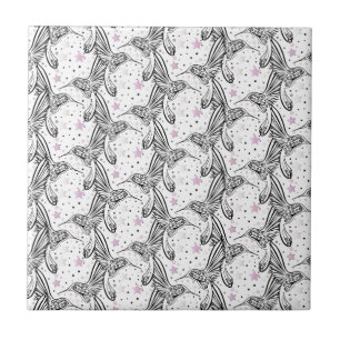 Hummingbirds IV Tile