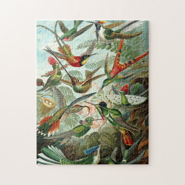 Hummingbirds Jigsaw Puzzle (Vertical)