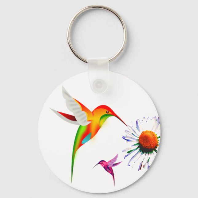 Hummingbirds Keychain (Front)