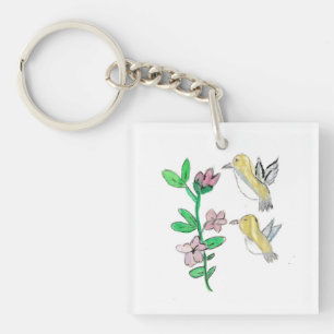 Hummingbirds Keychain