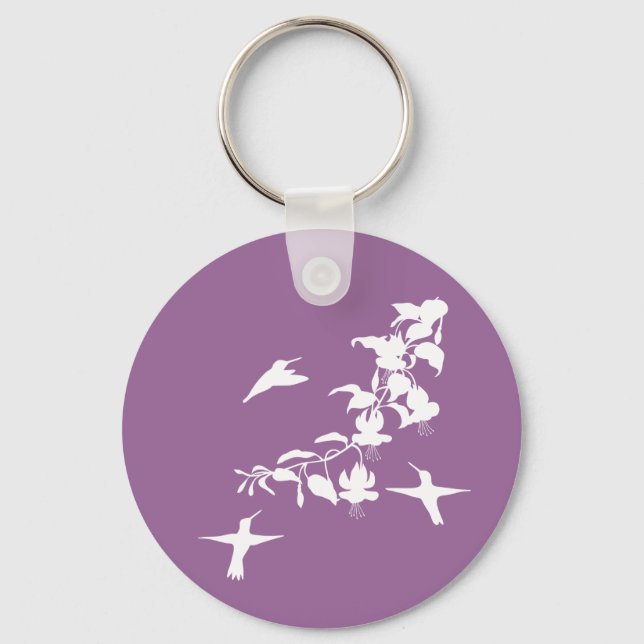 Hummingbirds  Keychain (Front)