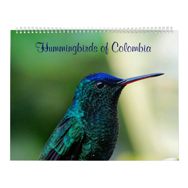 Hummingbirds of Colombia Calendar (Cover)