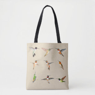 Hummingbirds of North America Tote Bag