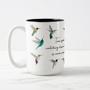 Hummingbirds of North America Two-Tone Coffee Mug