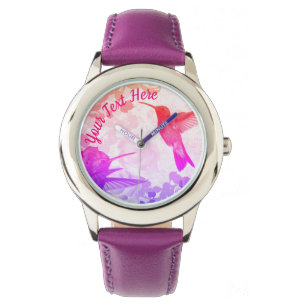 Hummingbirds Personalized Watch